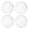 Carrol Boyes Sketchbook Grey Side Plates, Set Of 4