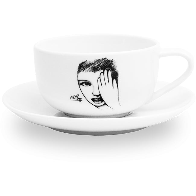 Carrol Boyes Sketchbook Cup & Saucer