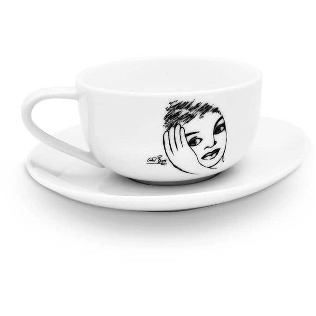 Carrol Boyes Sketchbook Cup & Saucer