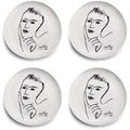 Carrol Boyes Sketchbook Dinner Plates, Set Of 4