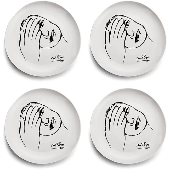 Carrol Boyes Sketchbook Dinner Plates, Set Of 4
