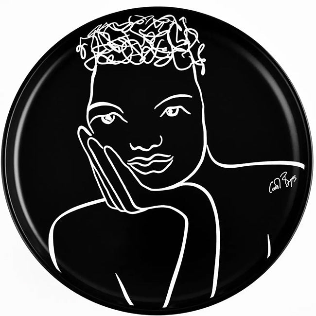 Carrol Boyes Black Sketchbook Dinner Plates, Set Of 4