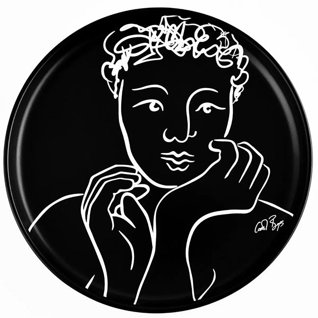Carrol Boyes Black Sketchbook Dinner Plates, Set Of 4
