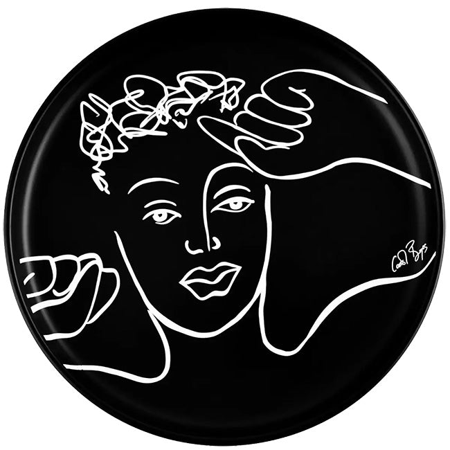 Carrol Boyes Black Sketchbook Dinner Plates, Set Of 4