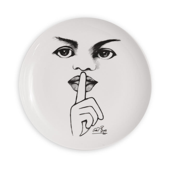 Carrol Boyes Sketchbook Side Plates, Set Of 4-Eye For Detail