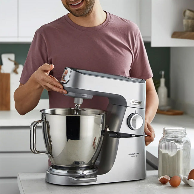 Kenwood Titanium Chef Baker Stand Mixer Mega Pack, KVL85.704SI