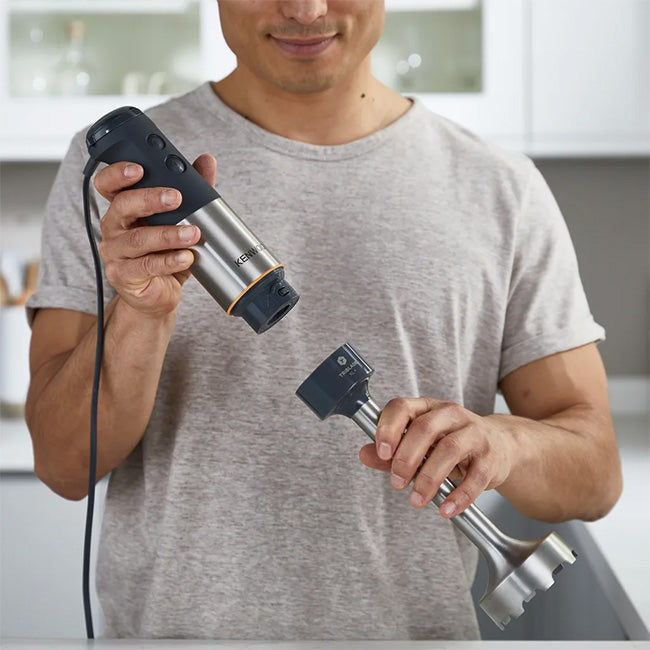 Kenwood Triblade Hand Blender With Whisk & Masher, HBM60.007GY