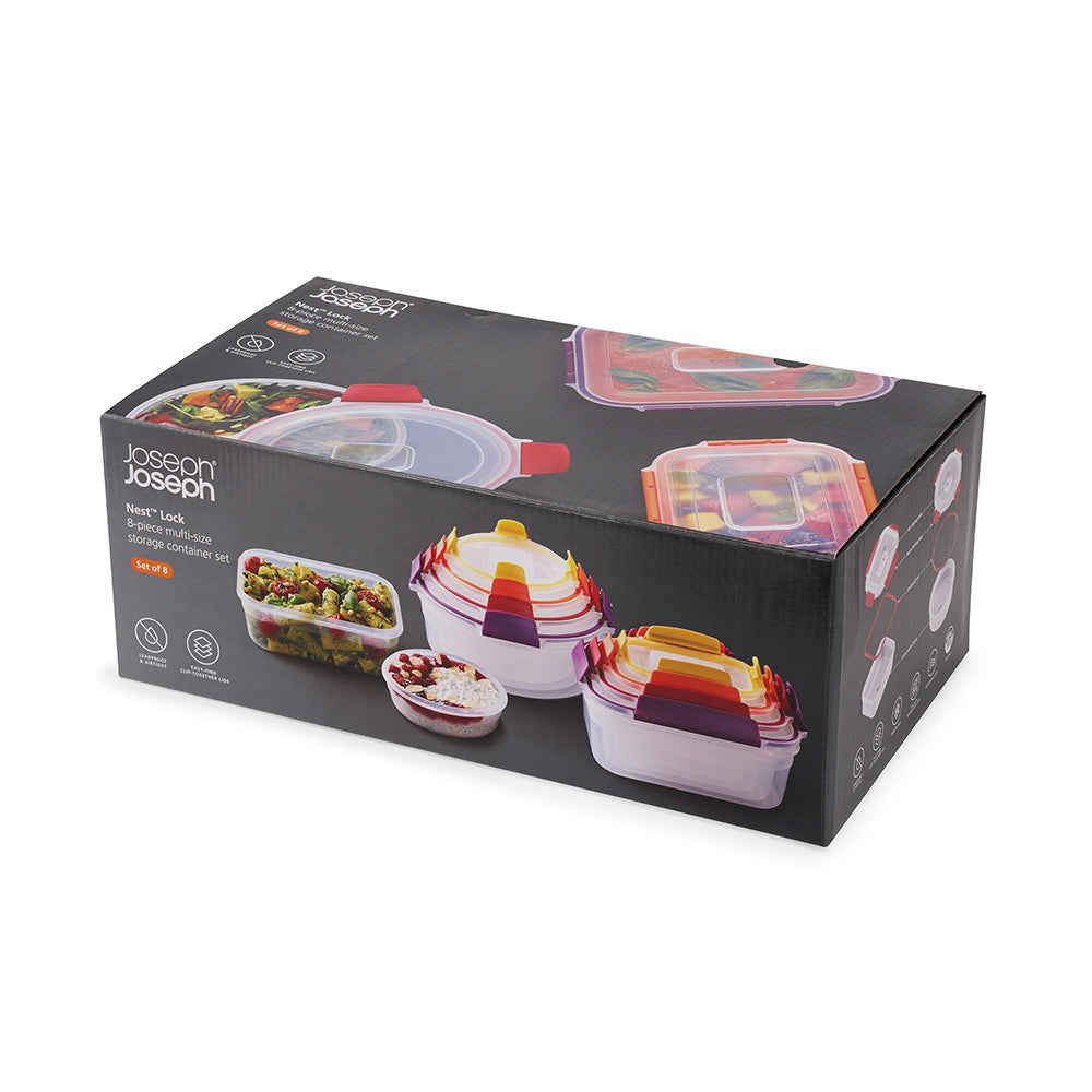 Joseph Joseph Nest Lock 8pc Food Container Set