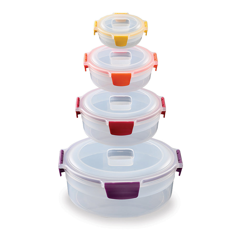 Joseph Joseph Nest Lock 4pc Round Food Container Set