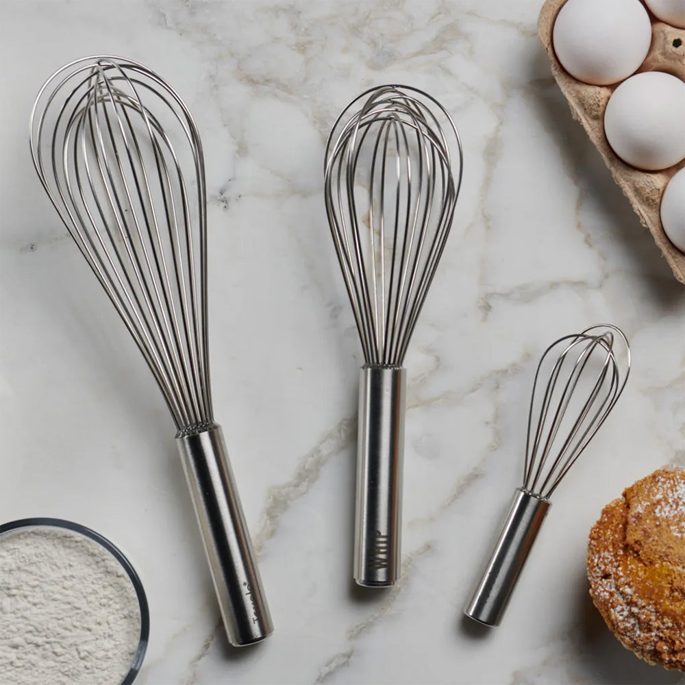 Tovolo Stainless Steel Whip Whisks, Set Of 3