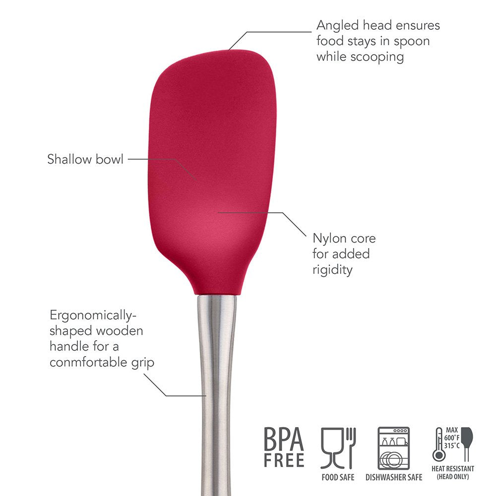 Tovolo Flex-Core Spoonula With Stainless Steel Handle