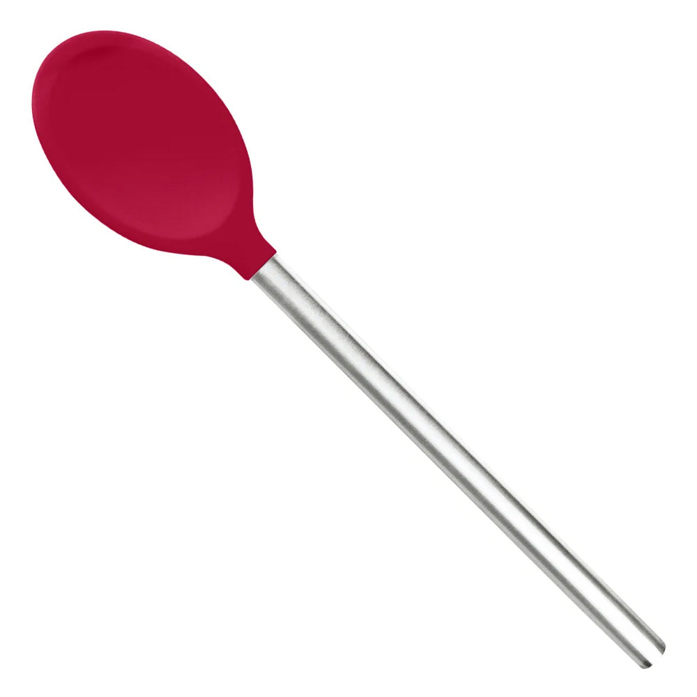 Tovolo Silicone Mixing Spoon With Stainless Steel Handle