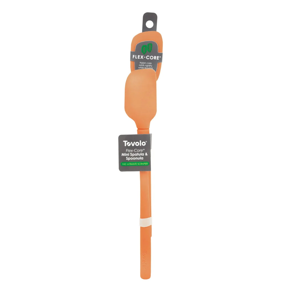 Tovolo Flex-Core Silicone Mini Spatula & Spoonula, Set of 2