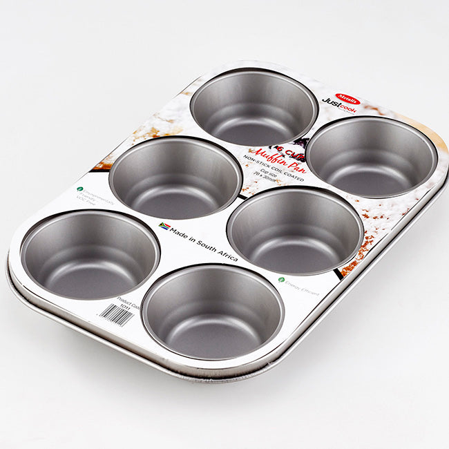 Metalix Non-Stick 6 Cup Muffin Pan