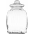Regent Ribbed Glass Square Canister