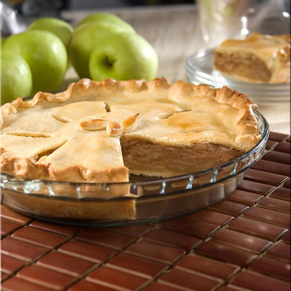 Marinex Fluted Glass Pie Dish, 28cm