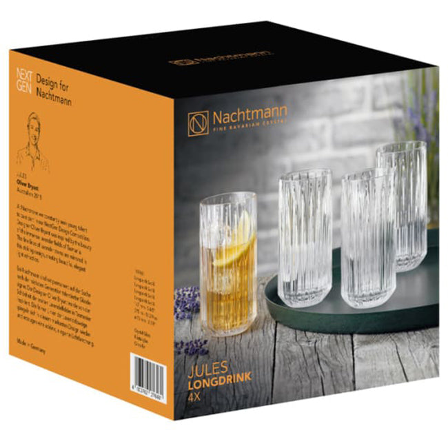 Nachtmann Jules Highball Glasses, Set of 4