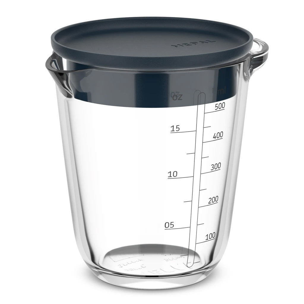 Mepal Chef It Glass Measuring Jug with Lid, 500ml
