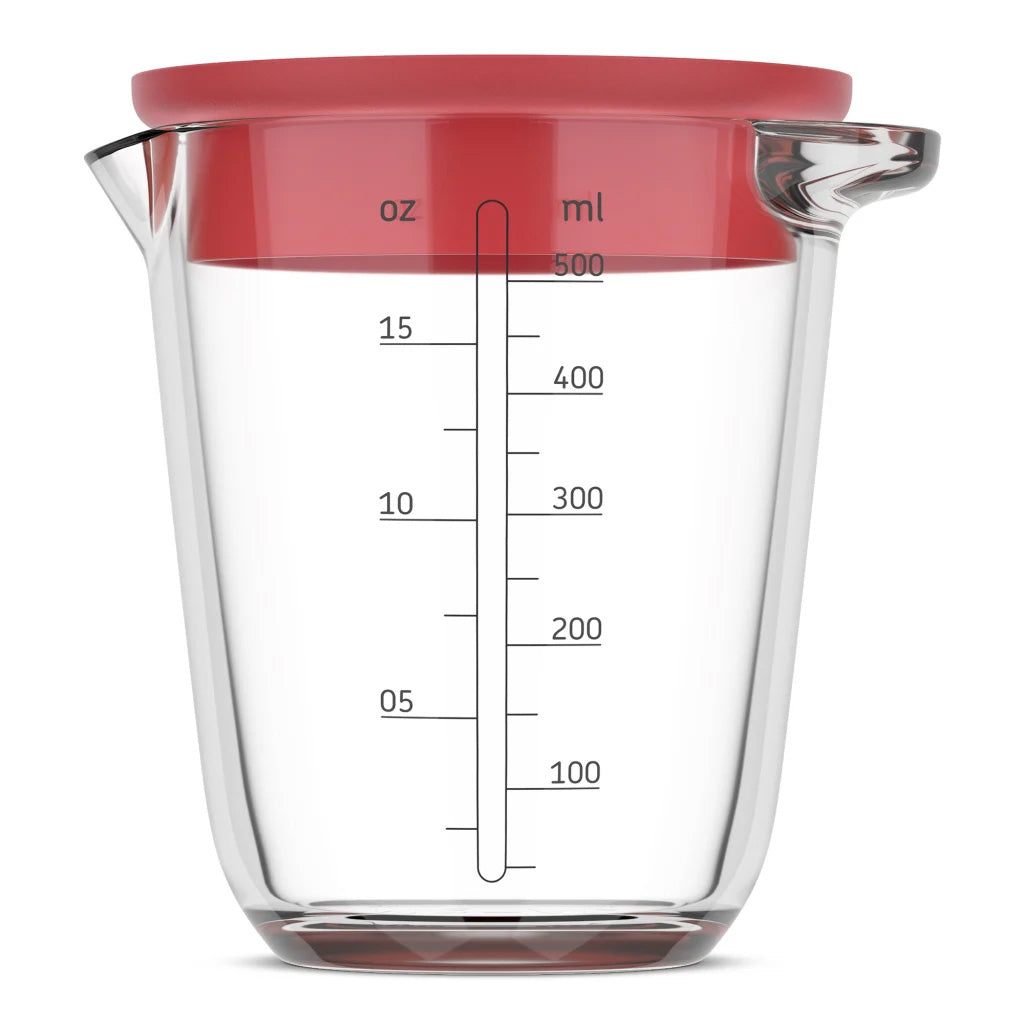 Mepal Chef It Glass Measuring Jug with Lid, 500ml