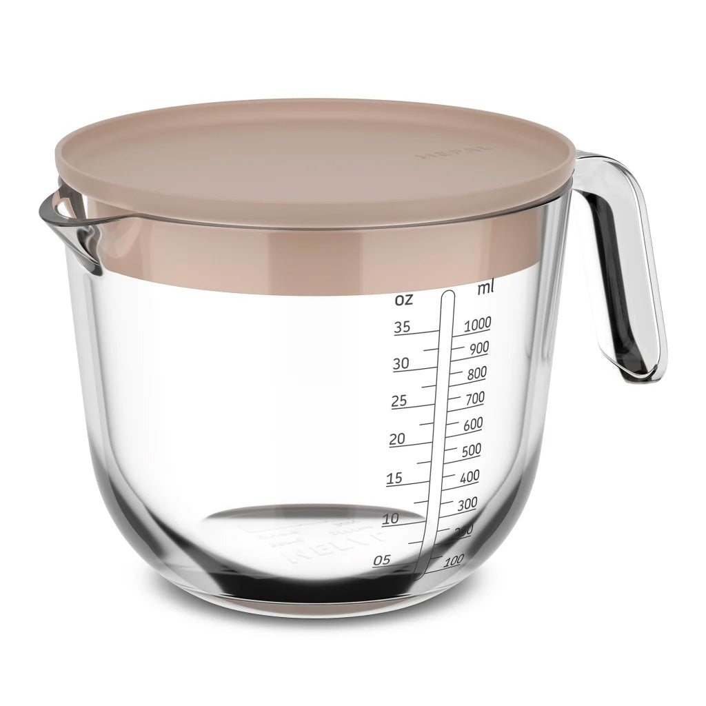 Mepal Chef It Glass Measuring Jug with Lid, 1L