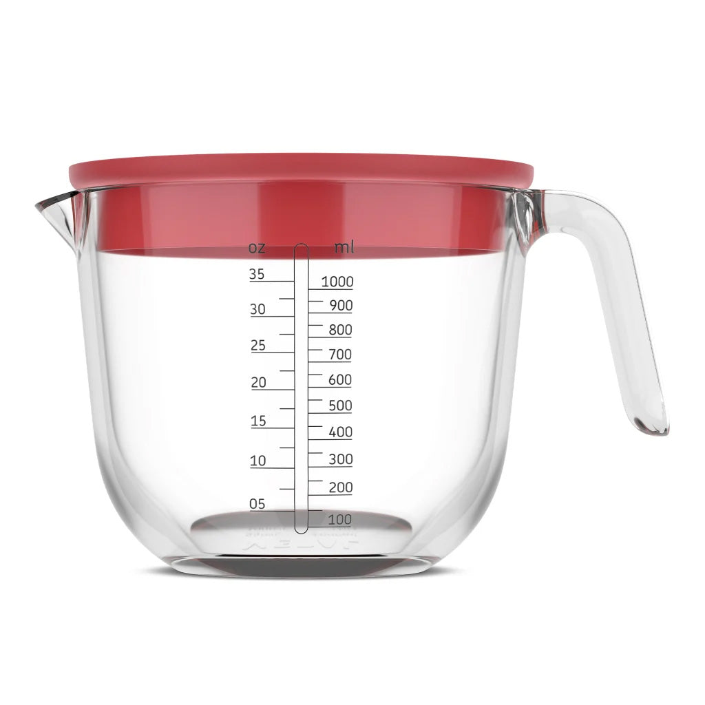 Mepal Chef It Glass Measuring Jug with Lid, 1L