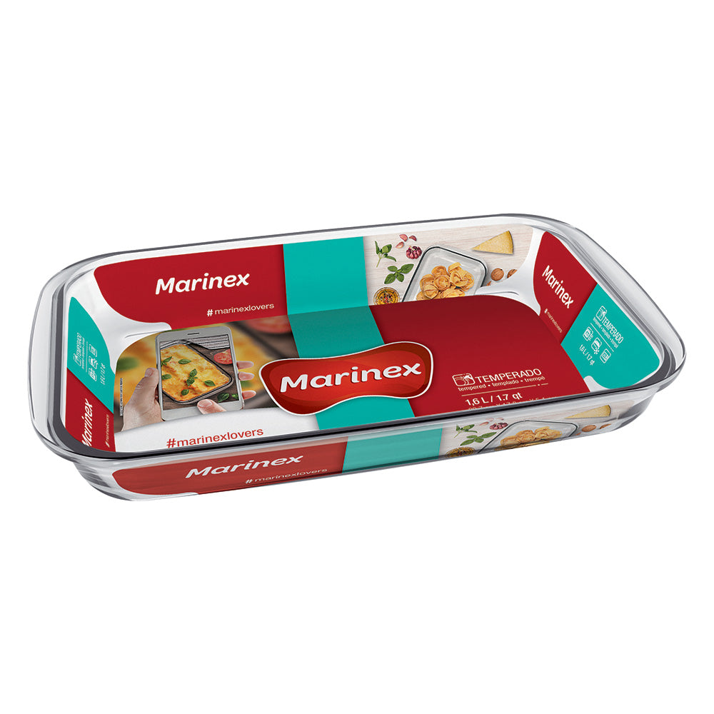 Marinex Glass Rectangular Roaster