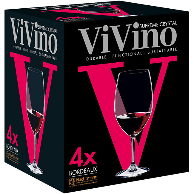 Nachtmann ViVino Bordeaux Wine Glasses, Set Of 4