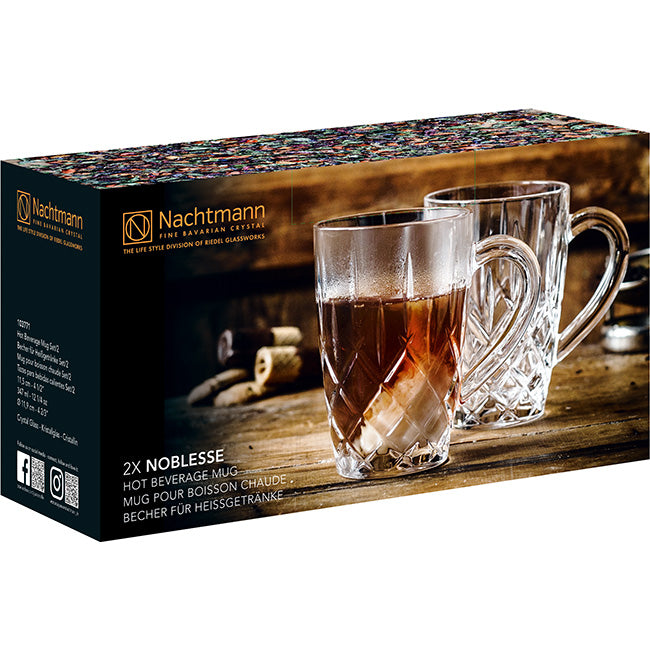 Nachtmann Noblesse Lead-Free Tea Mugs, Set Of 2