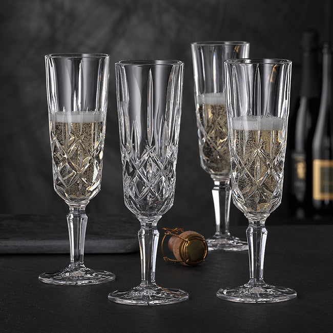 Nachtmann Noblesse Champagne Flutes, Set of 4