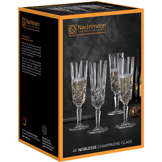 Nachtmann Noblesse Champagne Flutes, Set of 4
