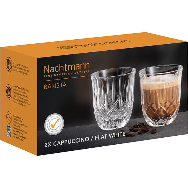 Nachtmann Barista Noblesse Cappuccino Glasses, Set Of 2