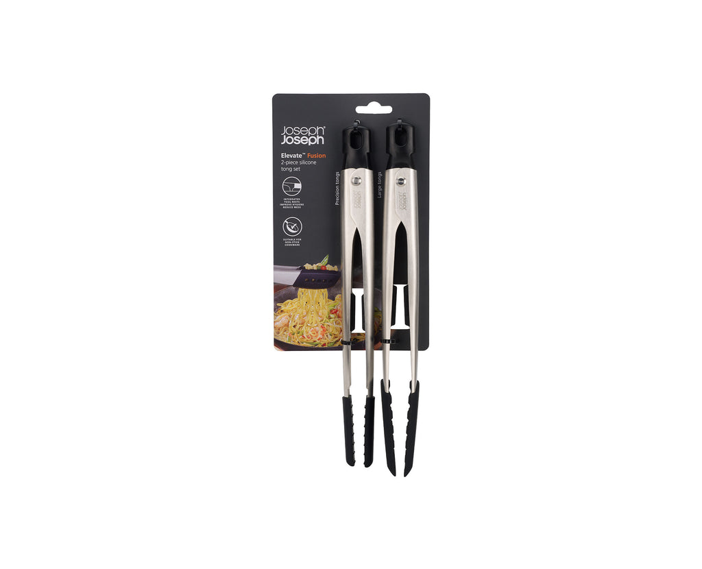 Joseph Joseph Elevate™ Fusion 2pc Stainless Steel Tong Set