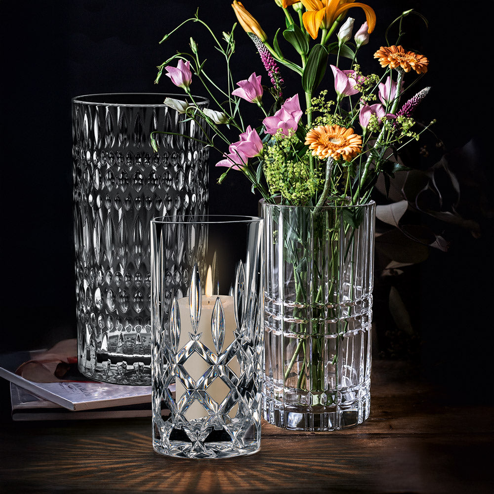 Nachtmann Noblesse Lead-Free Crystal Vase, 23cm