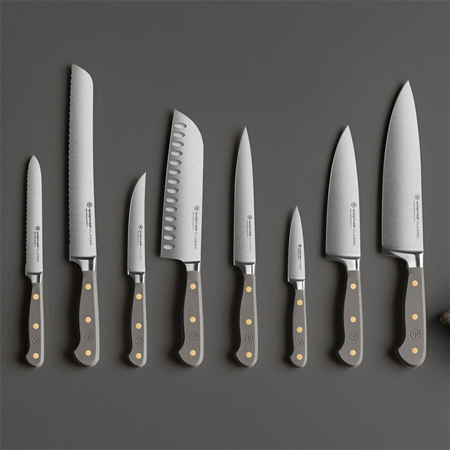 Wüsthof Classic Colours Double Serrated Bread Knife, 23cm