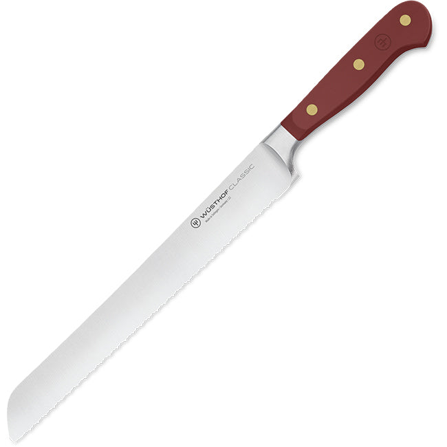 Wüsthof Classic Colours Double Serrated Bread Knife, 23cm