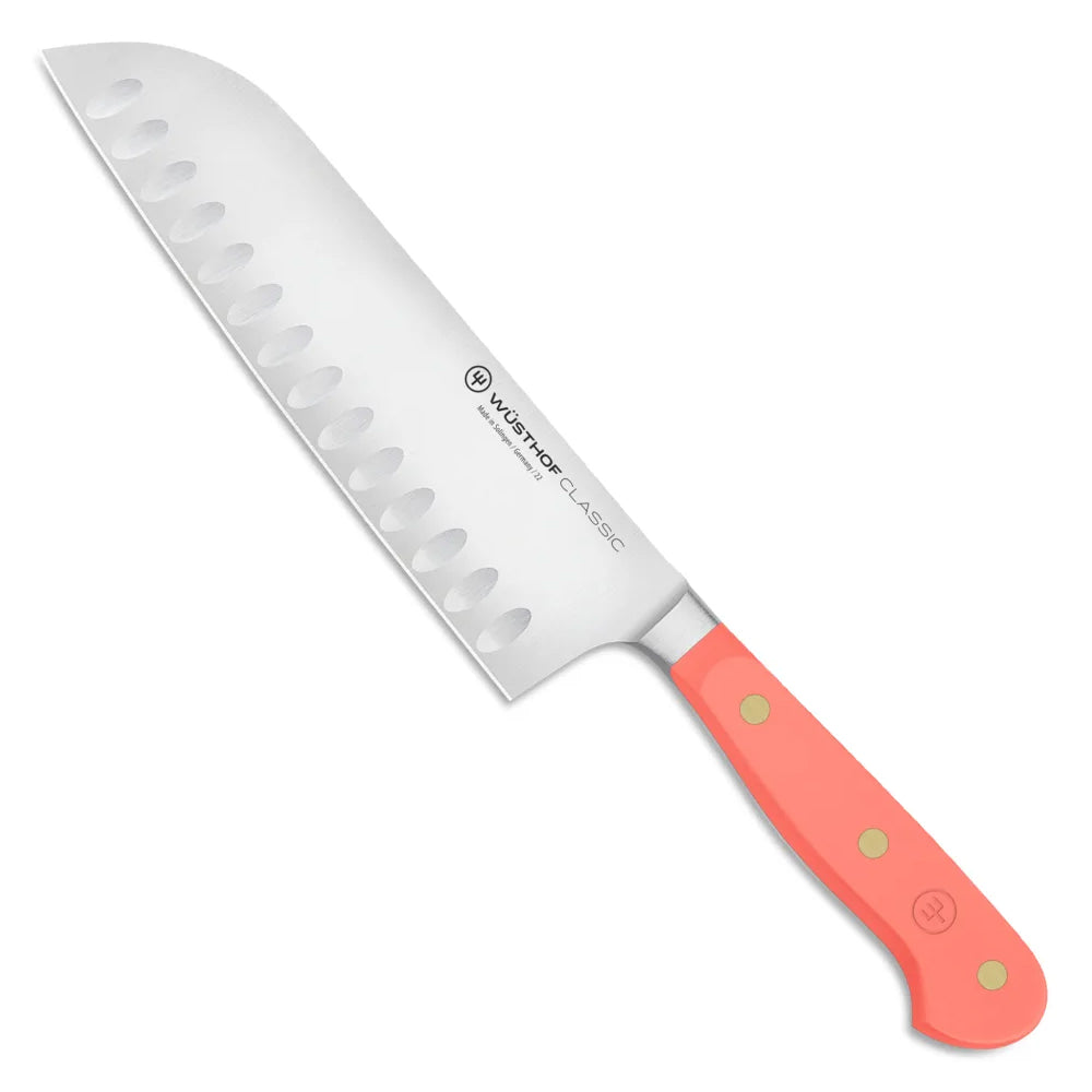 Wüsthof Classic Colours Santoku Knife, 17cm
