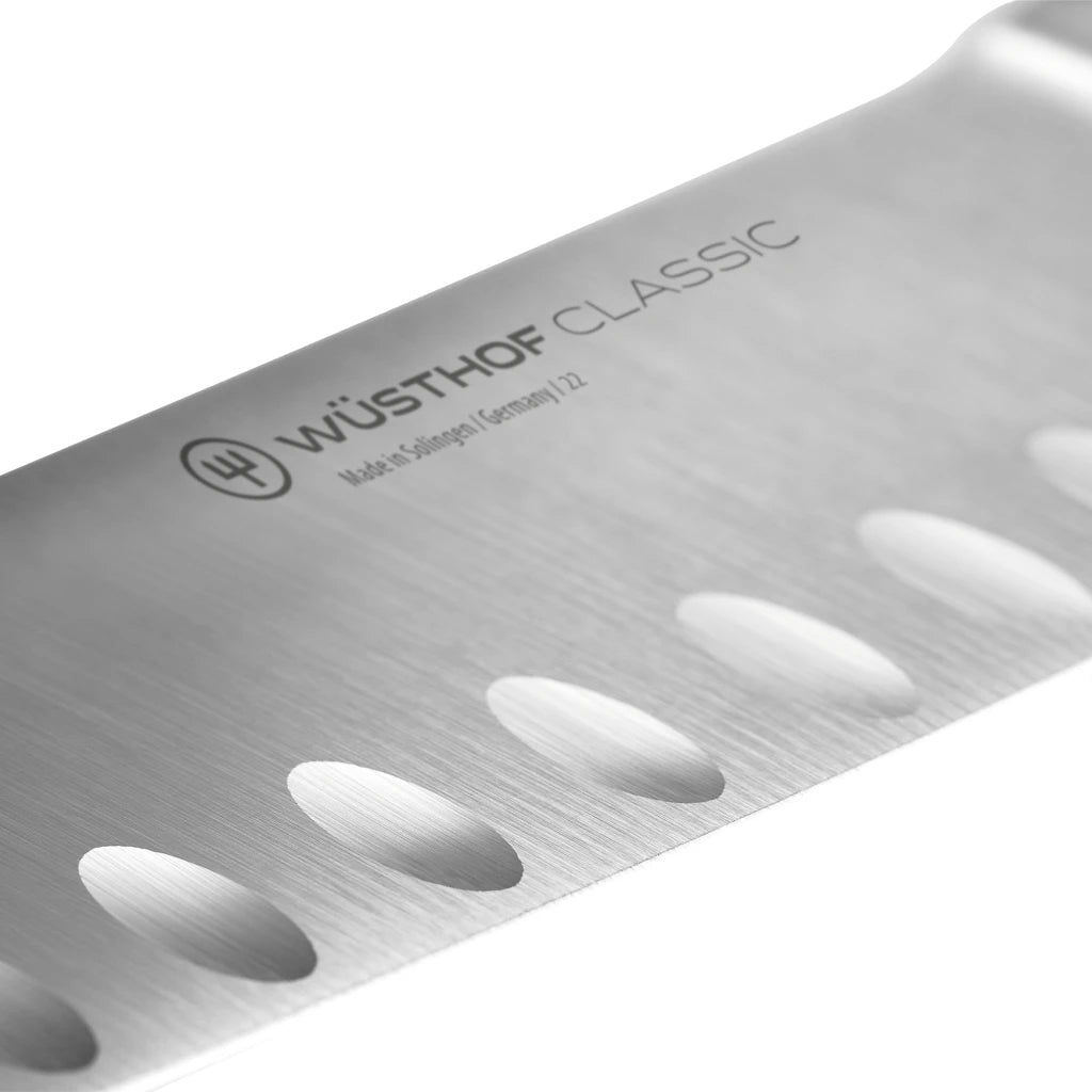 Wüsthof Classic Colours Santoku Knife, 17cm