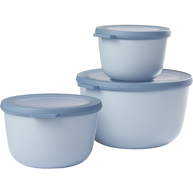 Mepal Cirqula Deep Multi Bowl Set, 3pc