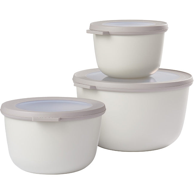 Mepal Cirqula Deep Multi Bowl Set, 3pc