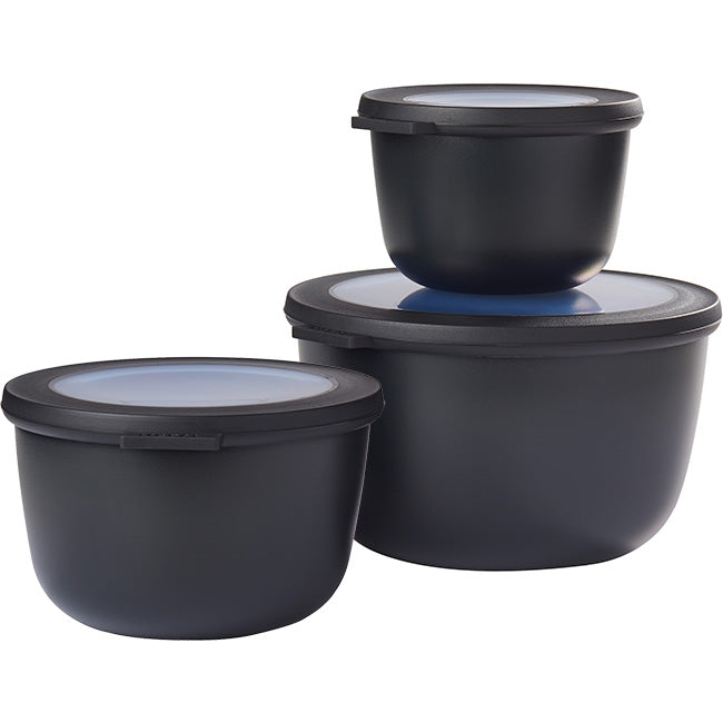 Mepal Cirqula Deep Multi Bowl Set, 3pc