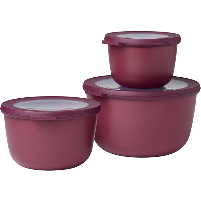 Mepal Cirqula Deep Multi Bowl Set, 3pc