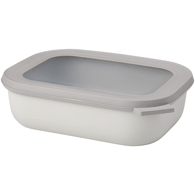 Mepal Cirqula Shallow Rectangular Multi Bowl, 1L