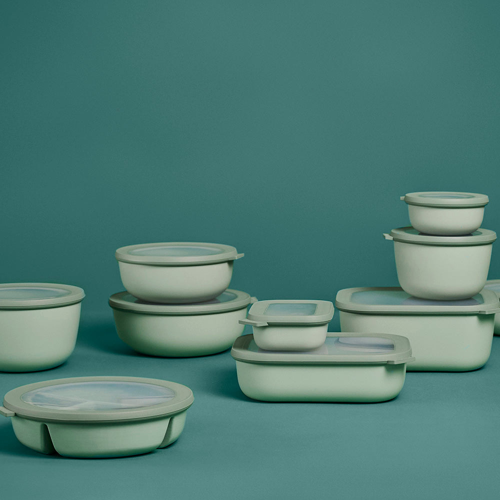 Mepal Cirqula Shallow Rectangular Multi Bowl, 2L