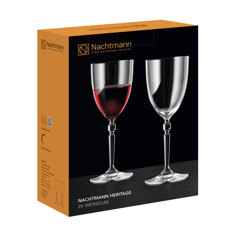 Nachtmann Heritage 470ml Wine Glasses, Set Of 2
