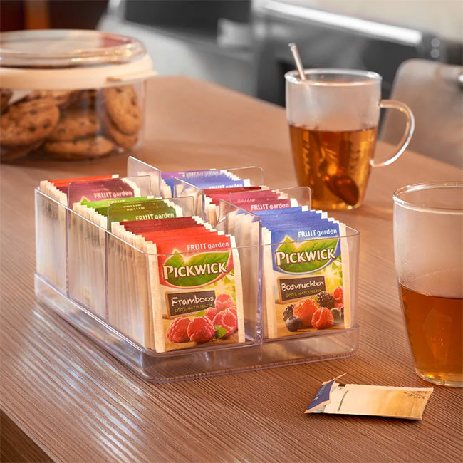 Mepal Rectangular 6 Division Tea Box