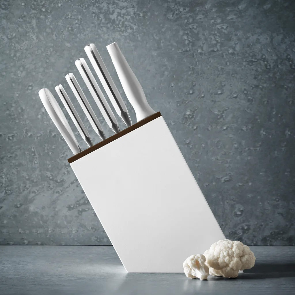 Wüsthof Classic White Knife Block Set, 6-Piece