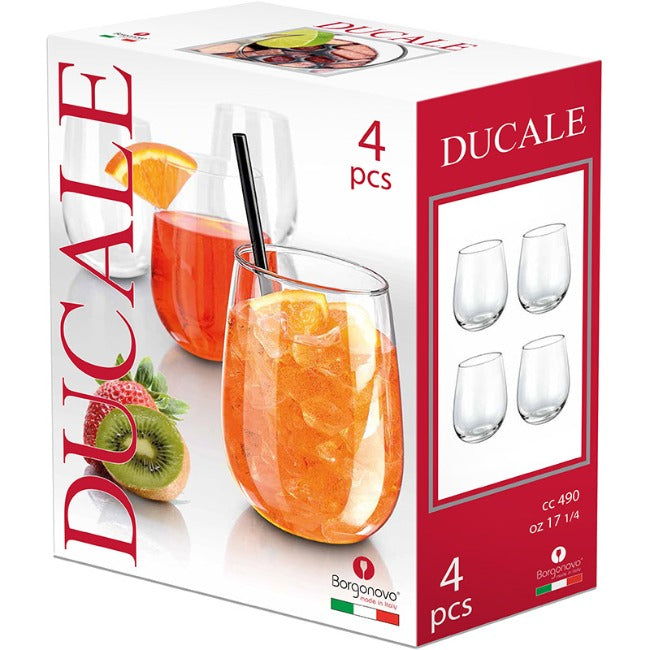 Borgonovo Ducale Tumblers, Set Of 4
