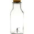 Regent Square Beverage Dispenser With Cork Lid, 8L