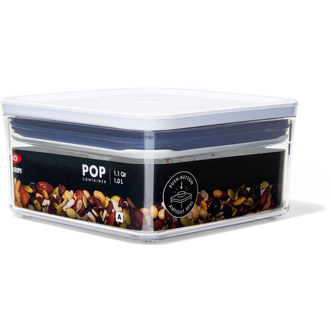 OXO Good Grips Pop 2 Big Square Mini Container, 1.1L