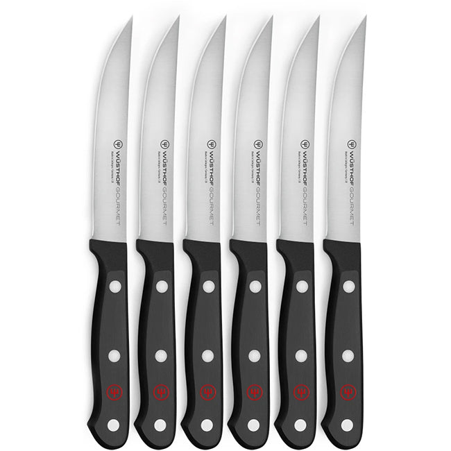 Wüsthof Gourmet Steak Knife Set, Set Of 6